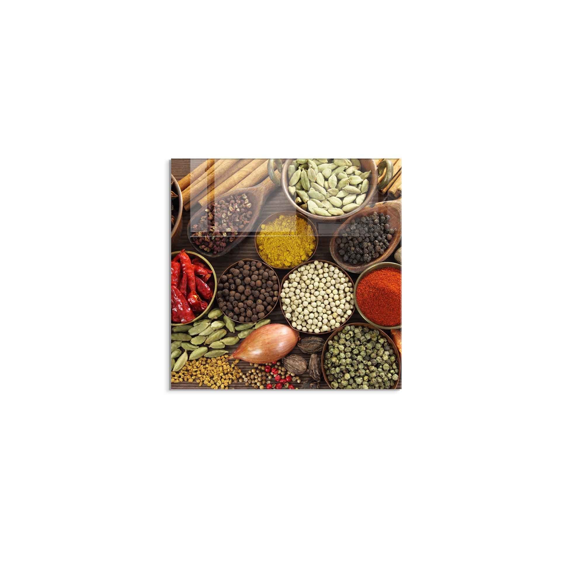 Arte em Vidro Temperado Multicolor 60x60cm - Pintura Decorativa Resistente e Elegante