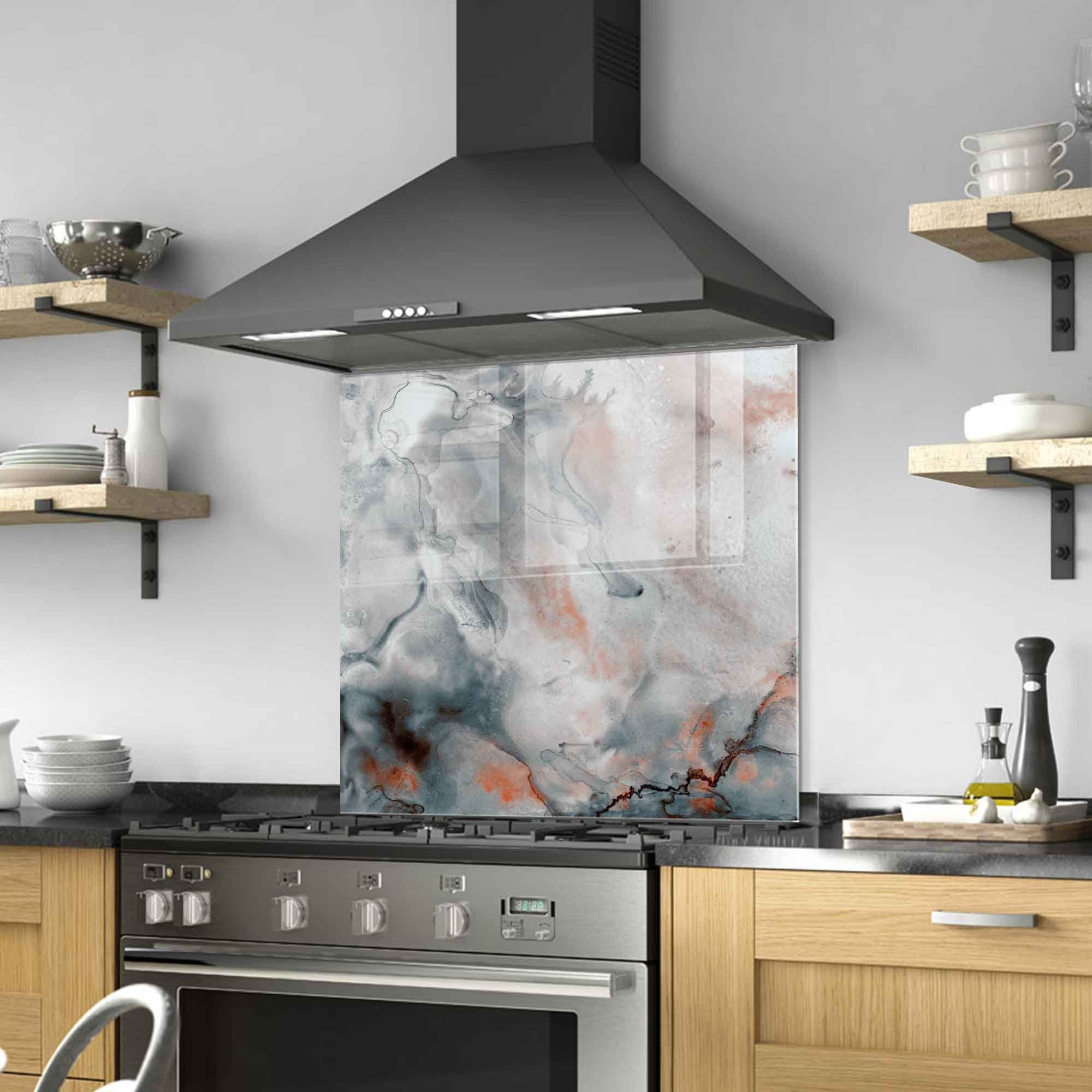 Arte em Vidro Temperado Multicolor 60x60cm - Pintura Decorativa Resistente e Elegante