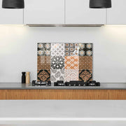 Quadro Decorativo em Vidro Temperado Multicolor 50x70cm - Arte Moderna para Decoração de Interiores