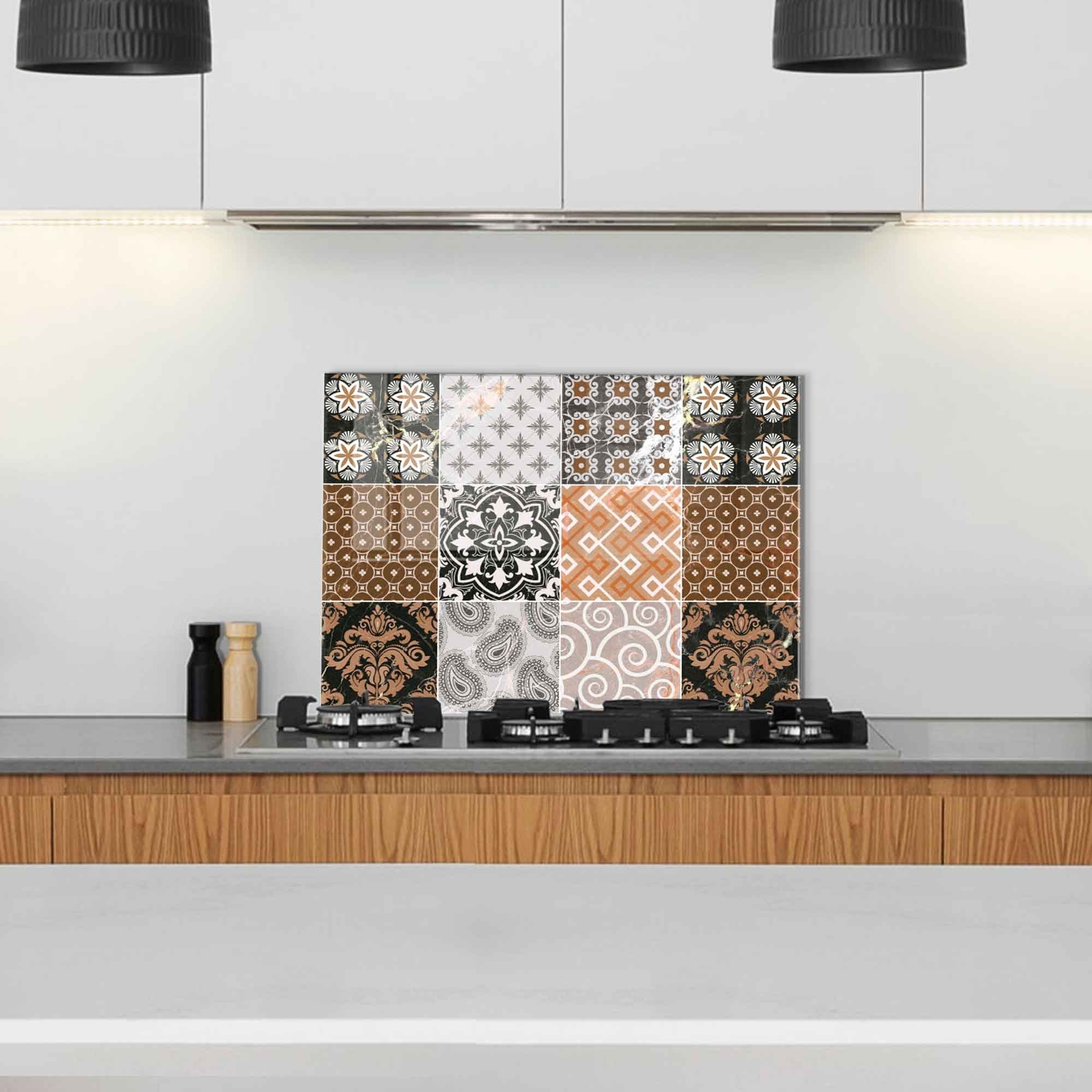 Quadro Decorativo em Vidro Temperado Multicolor 50x70cm - Arte Moderna para Decoração de Interiores