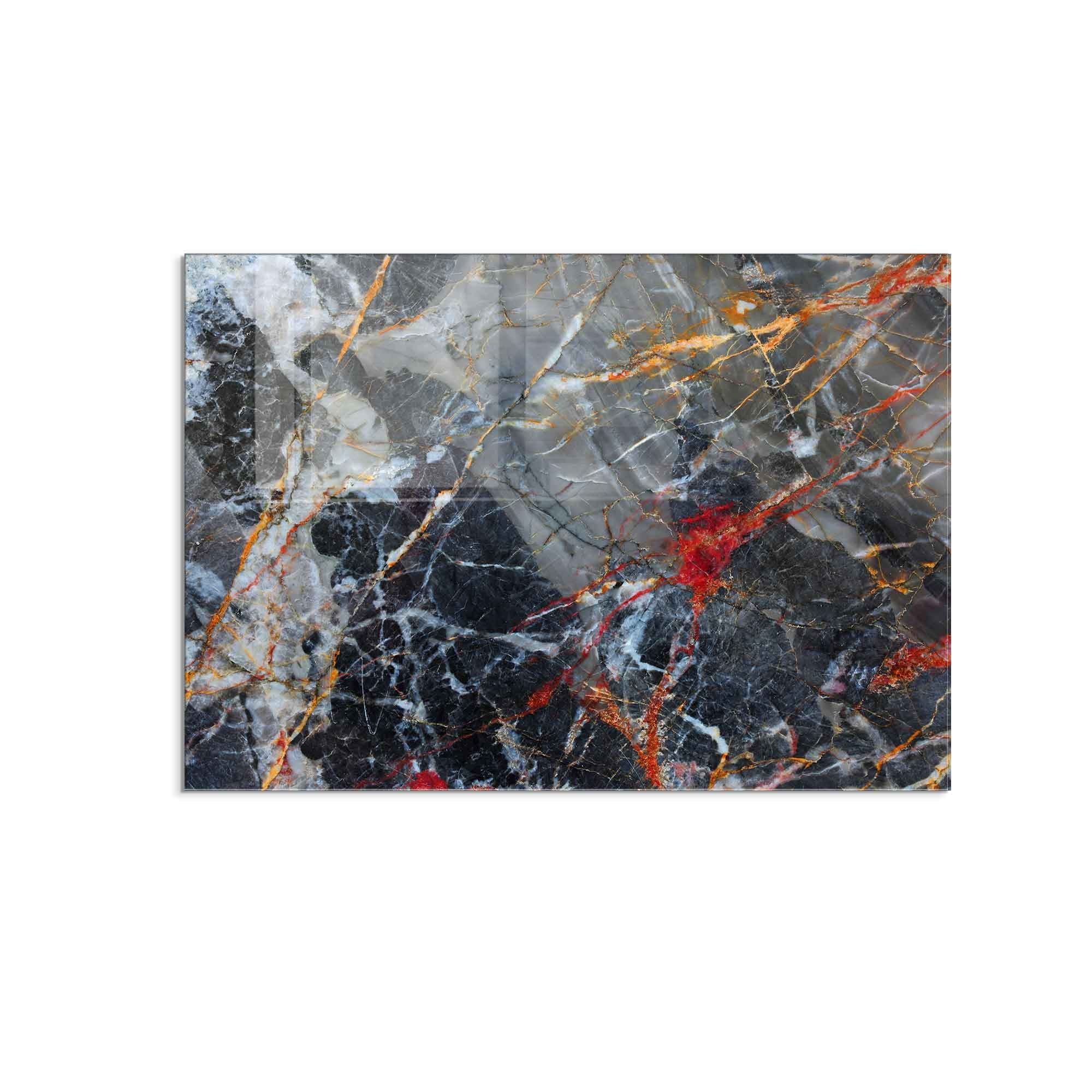 Quadro Decorativo em Vidro Temperado Multicolor 50x70cm - Arte Moderna para Decoração de Interiores