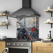 Arte em Vidro Temperado Multicolor 60x60cm - Pintura Decorativa Resistente e Elegante