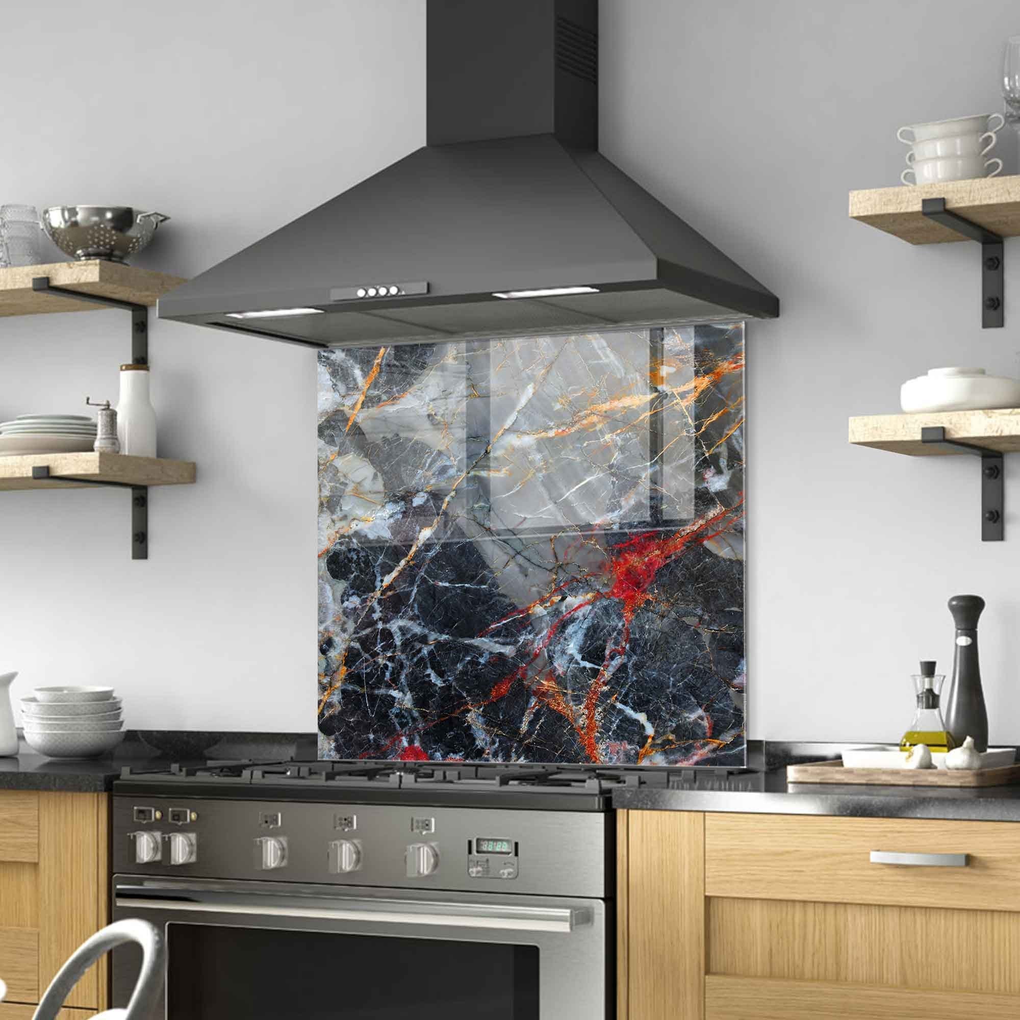 Arte em Vidro Temperado Multicolor 60x60cm - Pintura Decorativa Resistente e Elegante