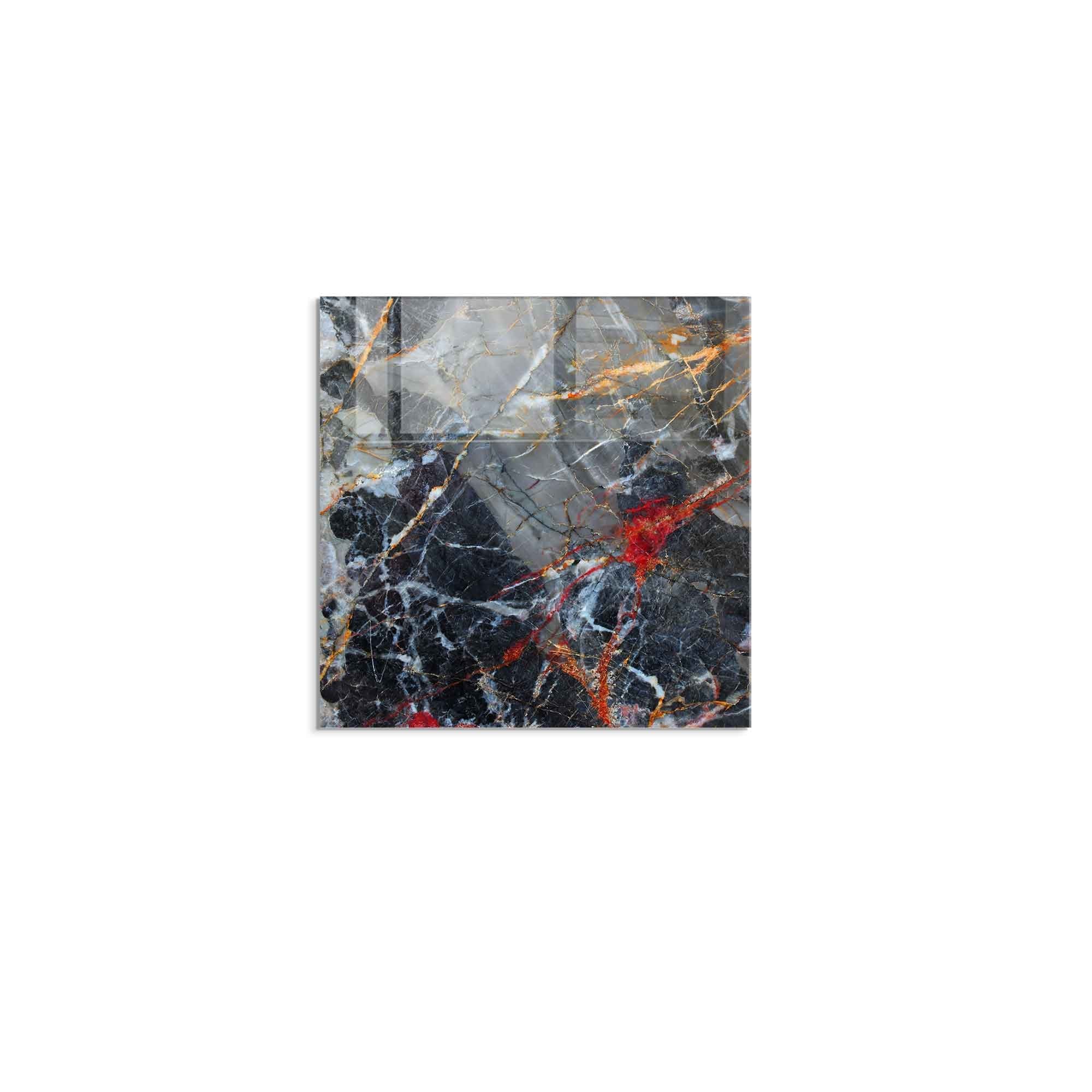 Arte em Vidro Temperado Multicolor 60x60cm - Pintura Decorativa Resistente e Elegante