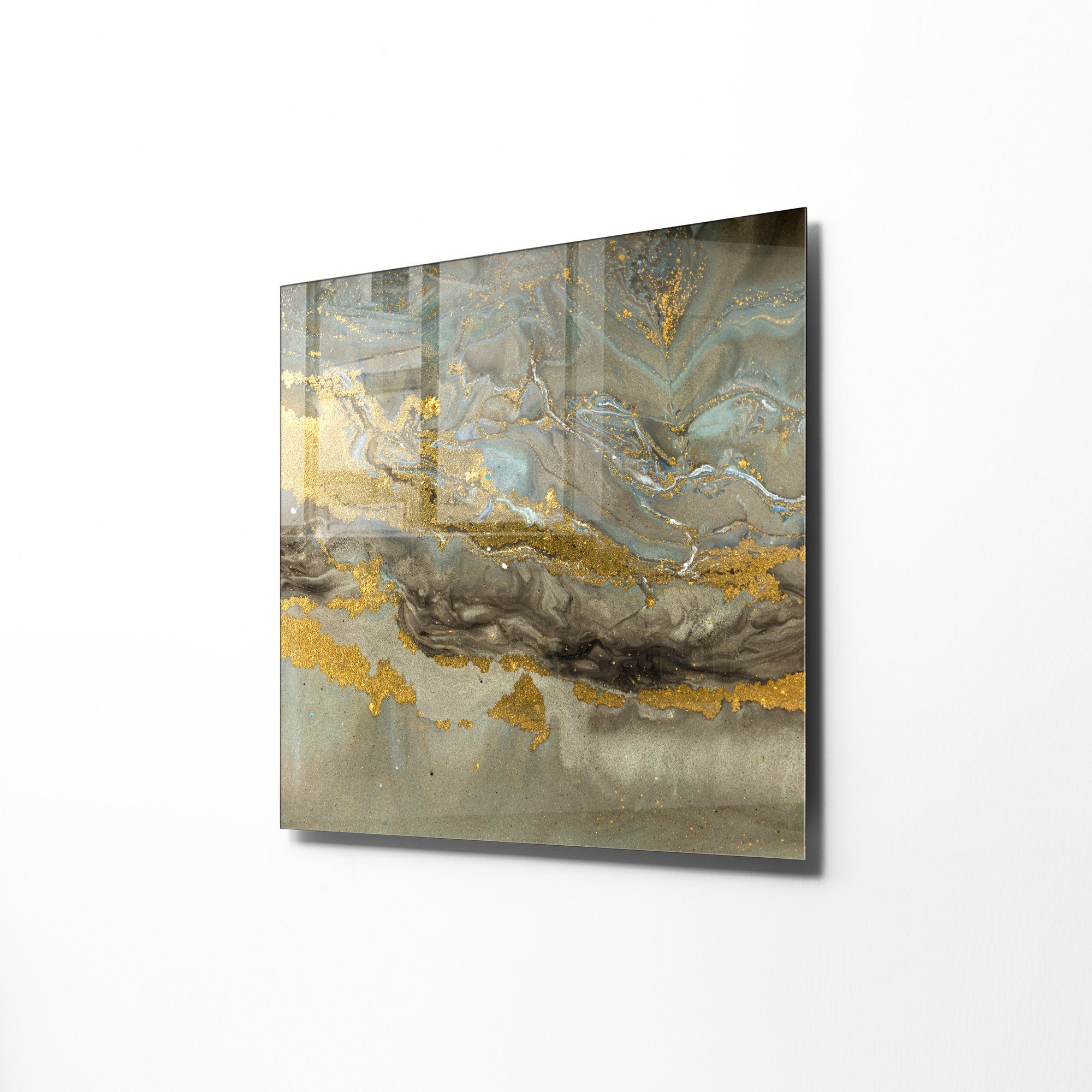 Arte em Vidro Temperado Multicolor 60x60cm - Pintura Decorativa Resistente e Elegante