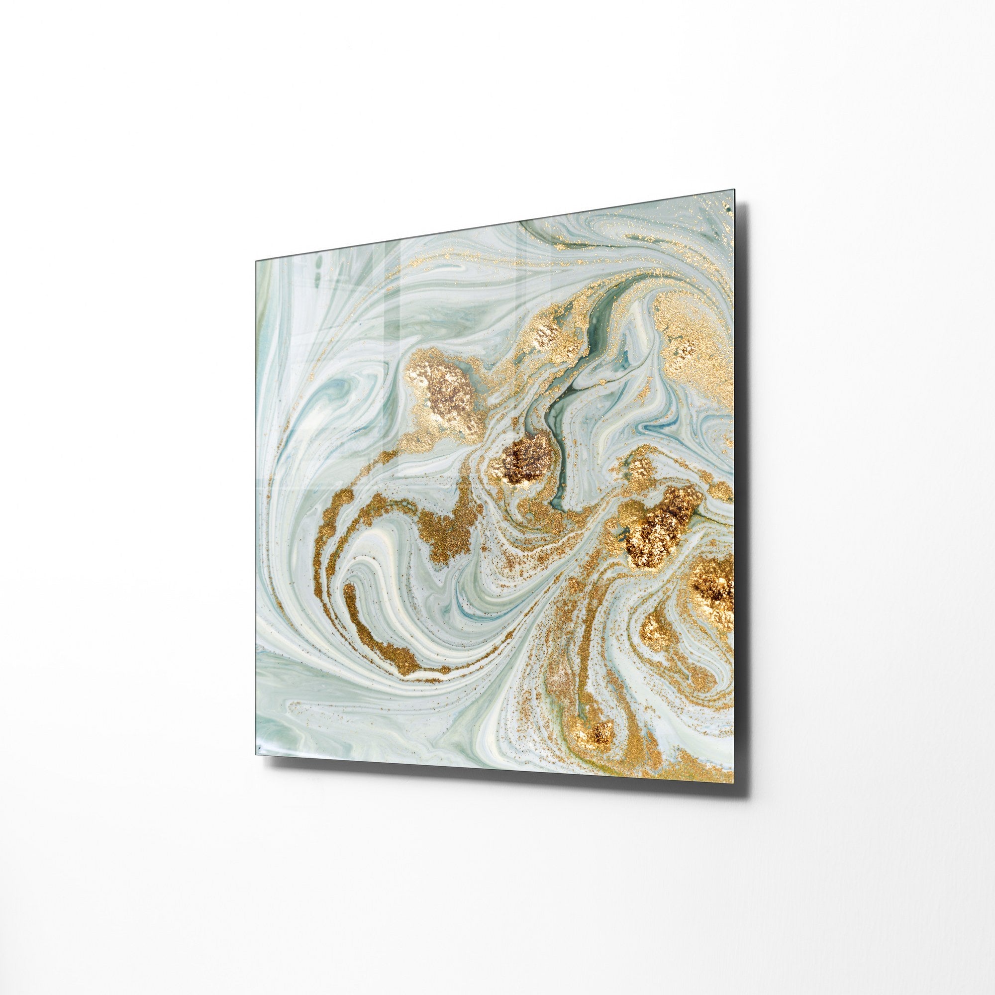 Arte em Vidro Temperado Multicolor 60x60cm - Pintura Decorativa Resistente e Elegante