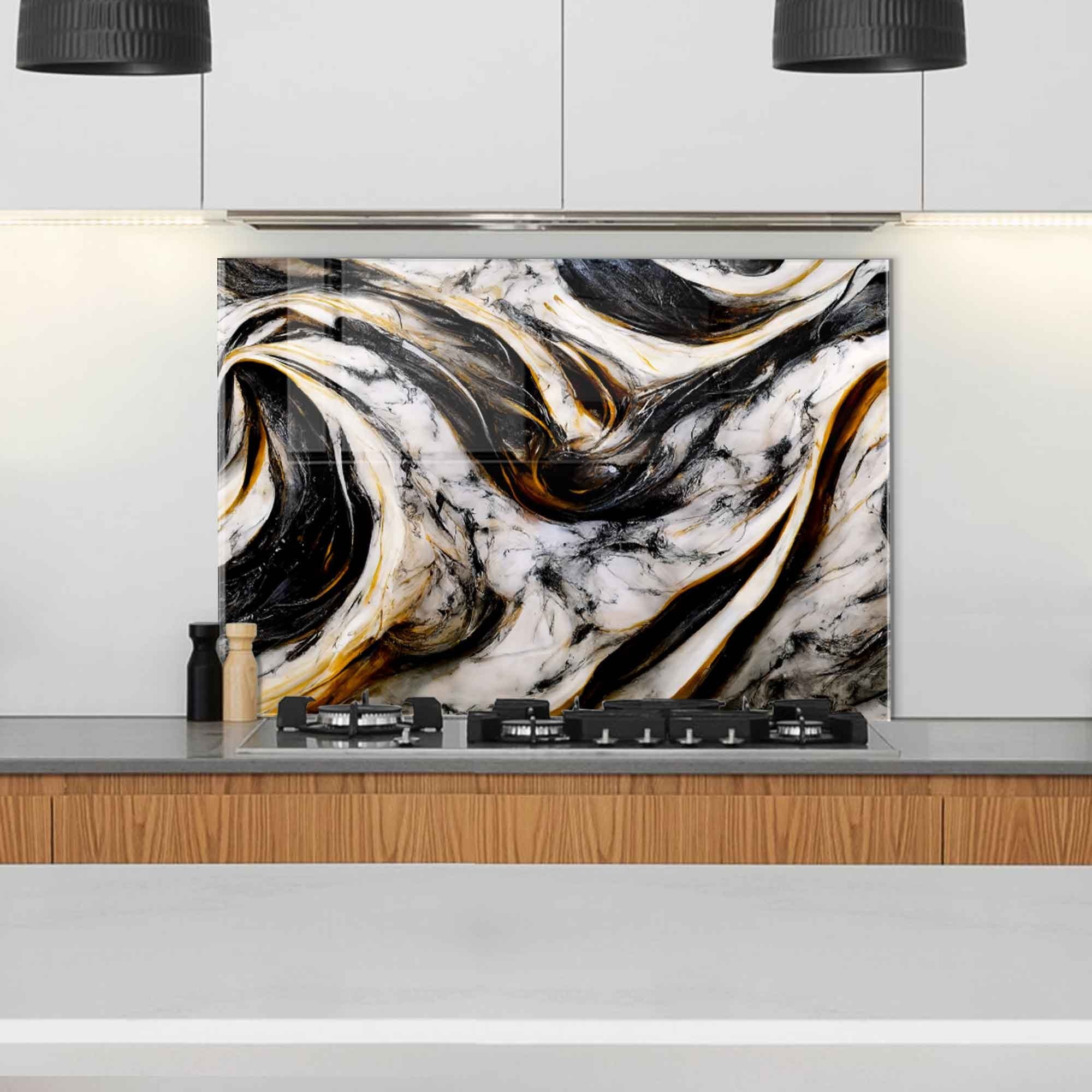 Arte em Vidro Temperado Multicolor 70x100cm - Pintura Decorativa Resistente e Elegante