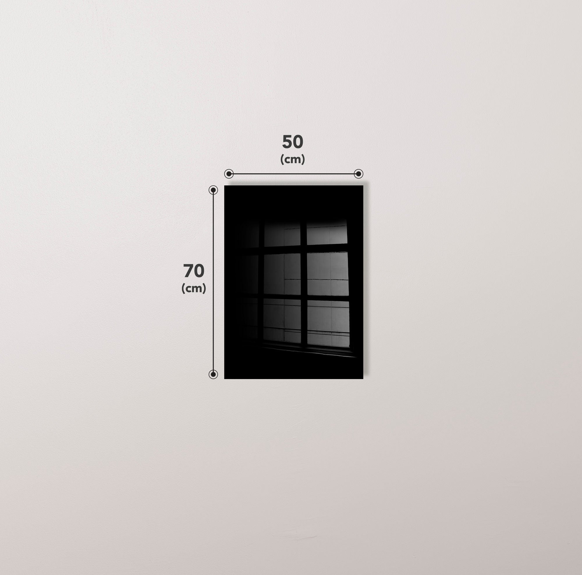 Quadro Decorativo em Vidro Temperado Multicolor 50x70cm - Arte Moderna para Transformar o Seu Espaço