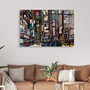 Quadro Decorativo em Vidro Temperado Multicolor 70x100cm - Arte Moderna para Transformar o Seu Espaço