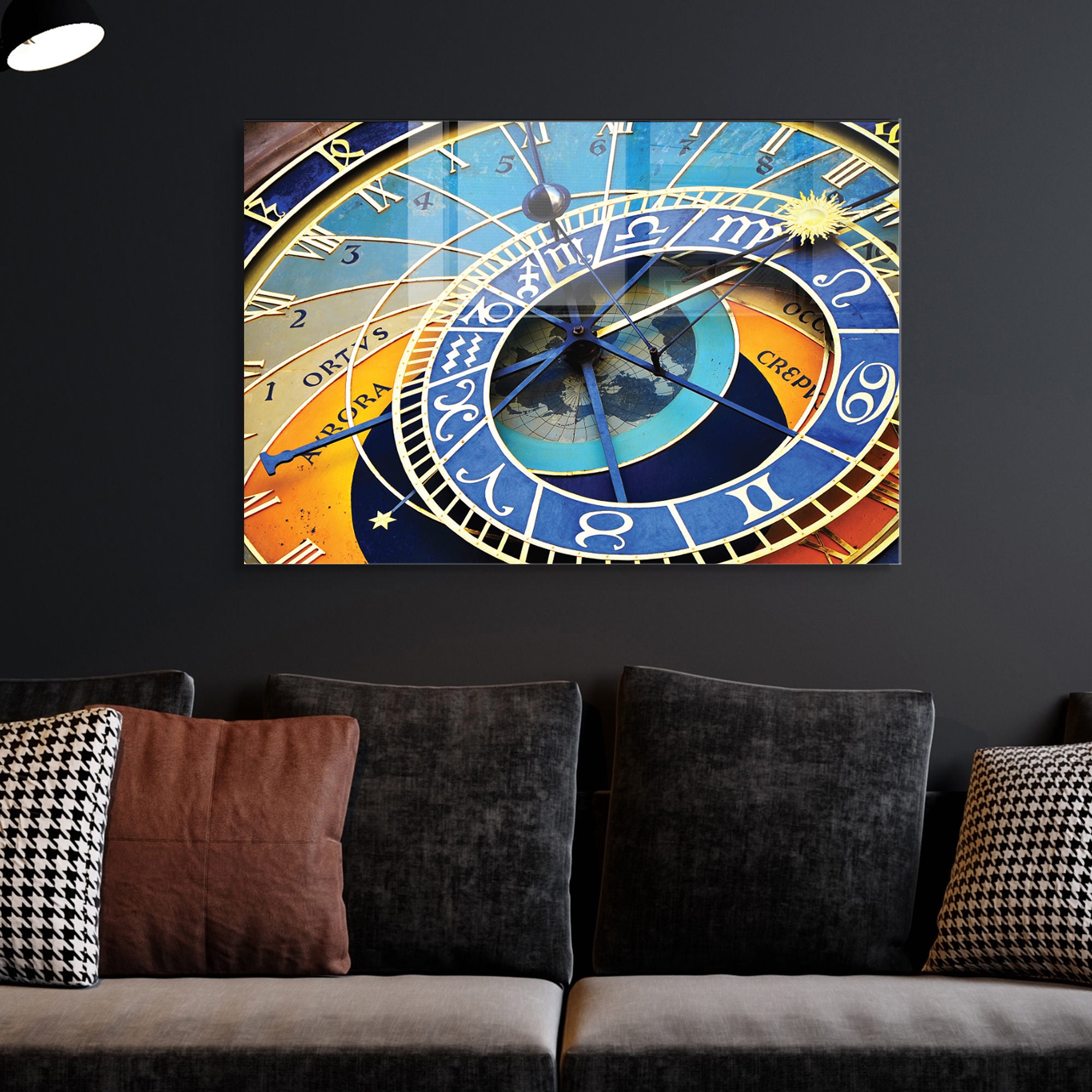 Quadro Decorativo em Vidro Temperado Multicolor 50x70cm - Arte Moderna para Transformar o Seu Espaço