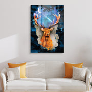 Quadro Decorativo em Vidro Temperado Multicolor 45x65cm - Arte Moderna para Transformar o Seu Espaço