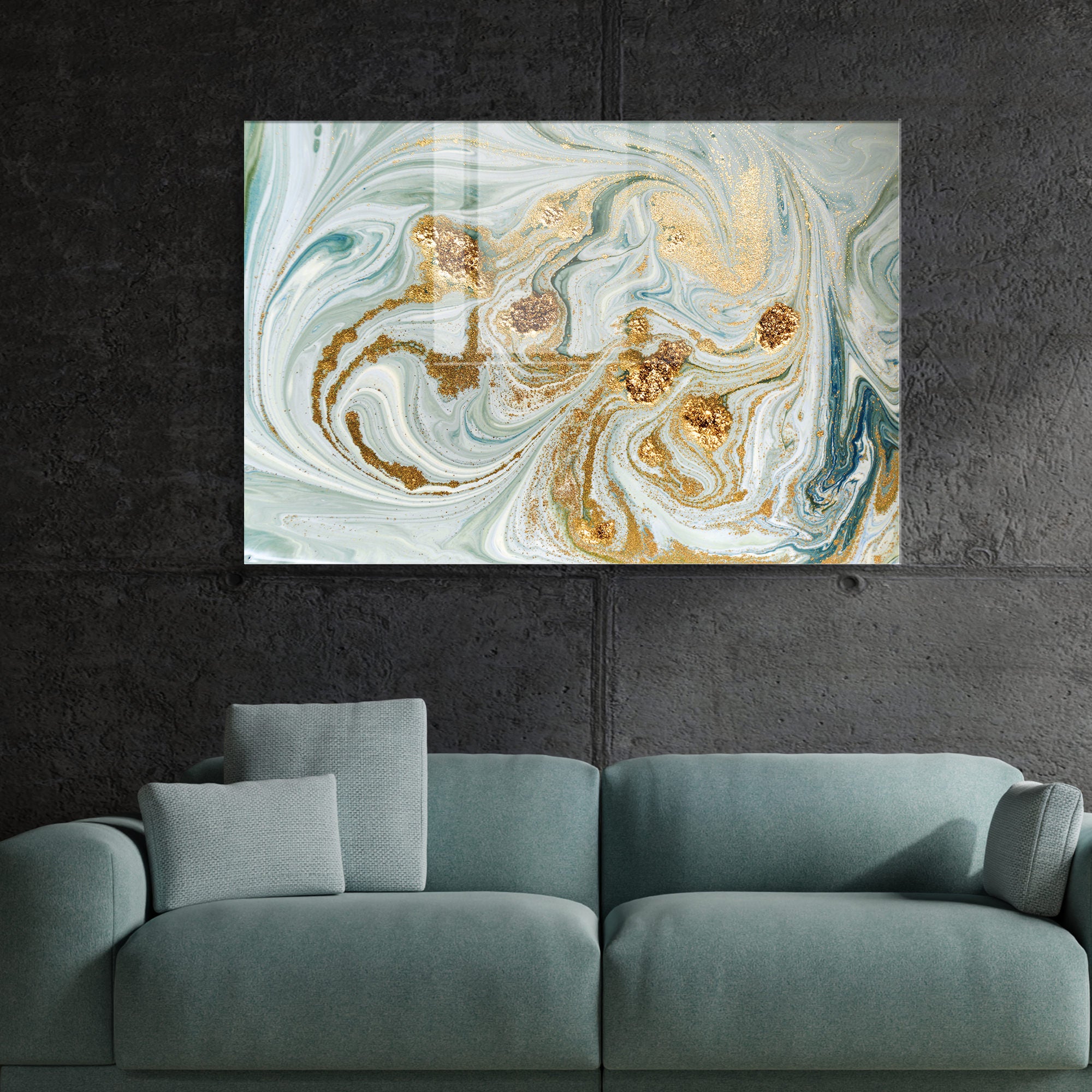 Quadro Decorativo em Vidro Temperado Multicolor 70x100cm - Arte Moderna para Transformar o Seu Espaço