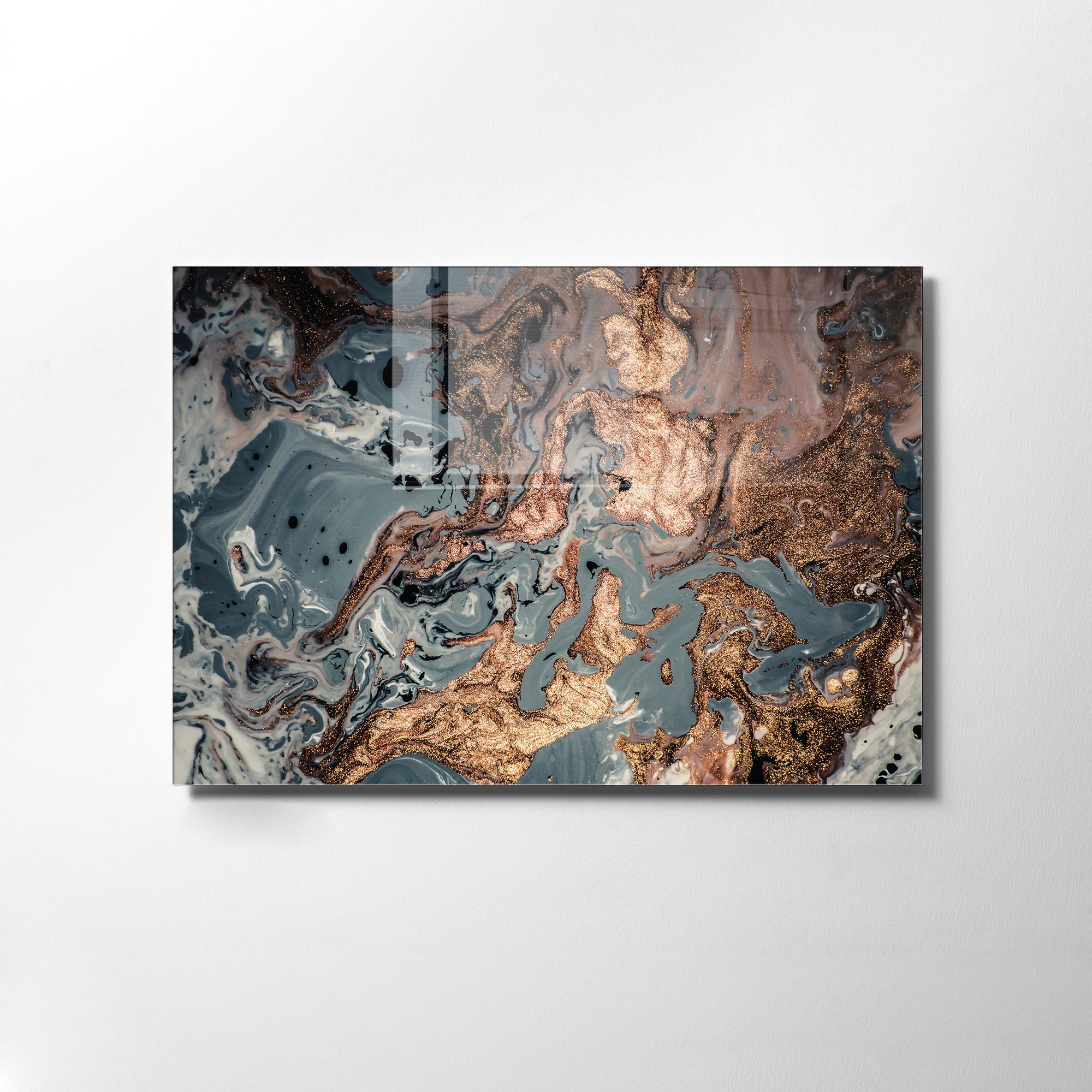 Quadro Decorativo em Vidro Temperado Multicolor 45x65cm - Arte Moderna para Transformar o Seu Espaço