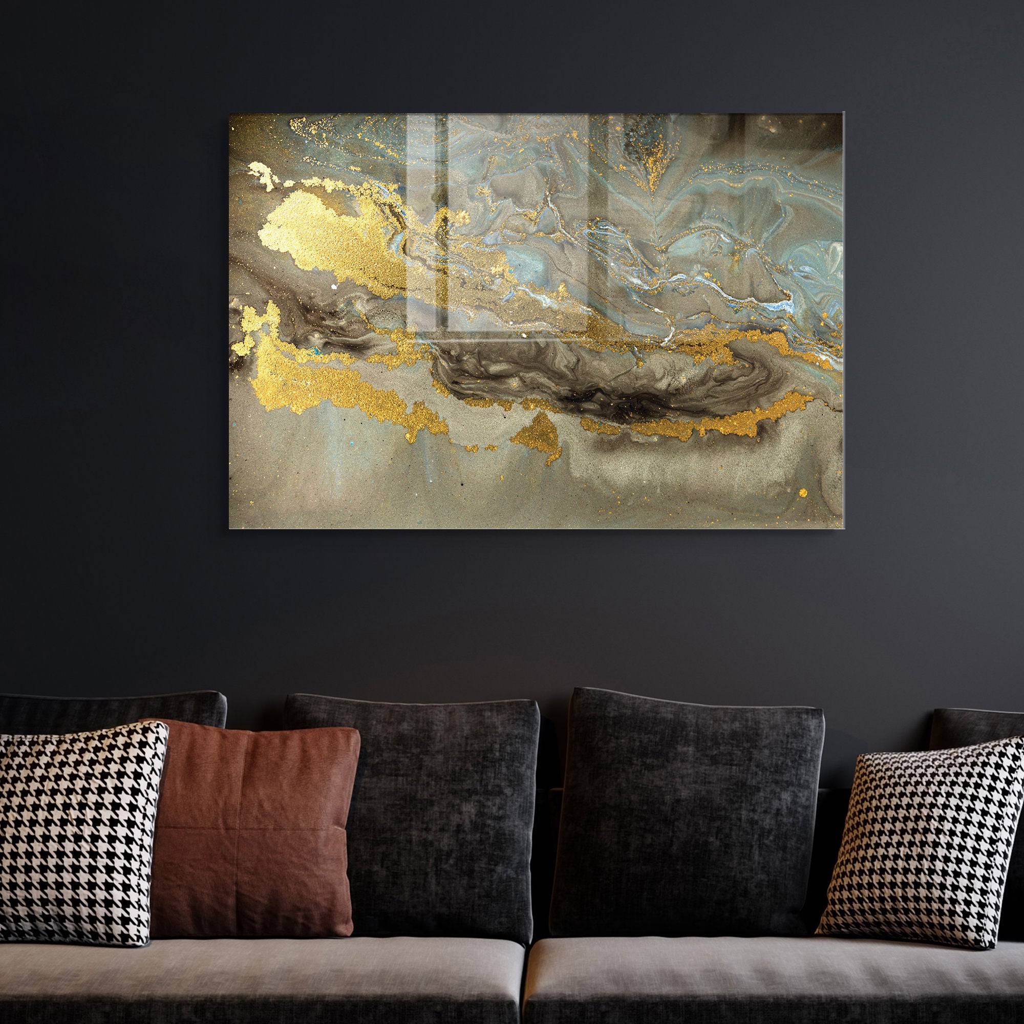 Quadro Decorativo em Vidro Temperado Multicolor 70x100cm - Arte Moderna para Transformar o Seu Espaço