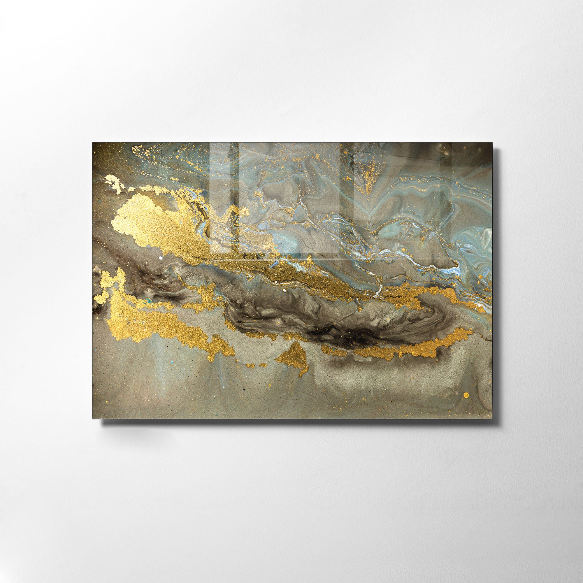 Quadro Decorativo em Vidro Temperado Multicolor 50x70cm - Arte Moderna para Transformar o Seu Espaço