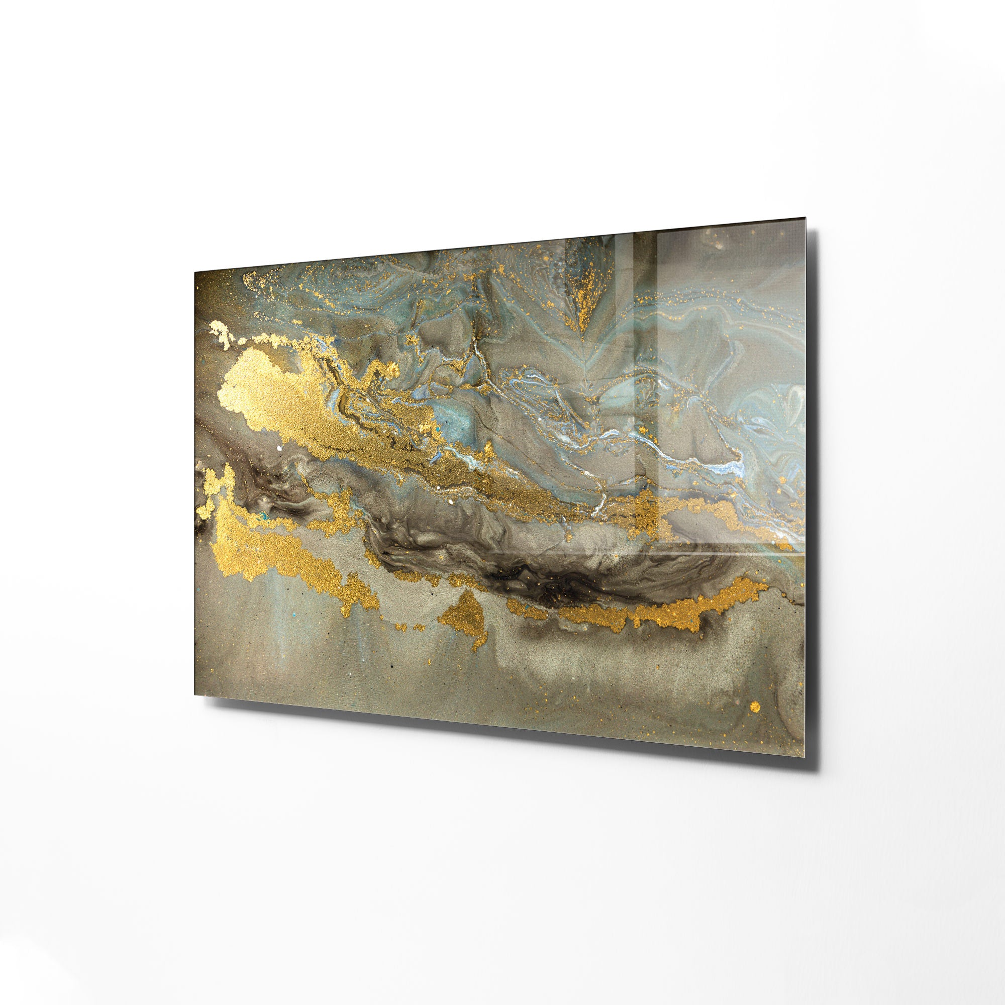 Quadro Decorativo em Vidro Temperado Multicolor 50x70cm - Arte Moderna para Transformar o Seu Espaço