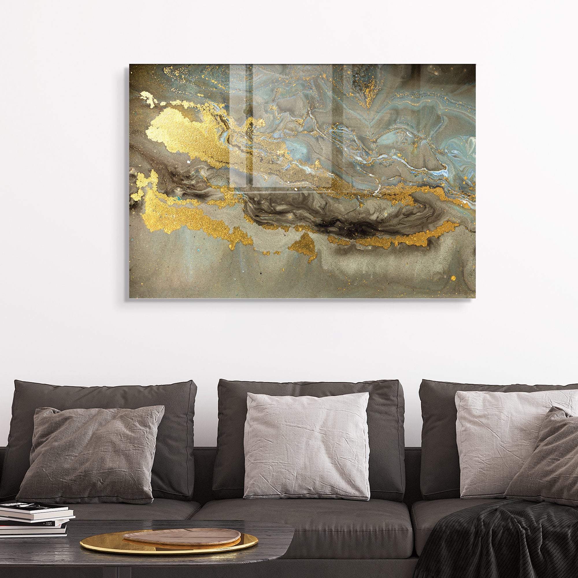 Quadro Decorativo em Vidro Temperado Multicolor 45x65cm - Arte Moderna para Transformar o Seu Espaço