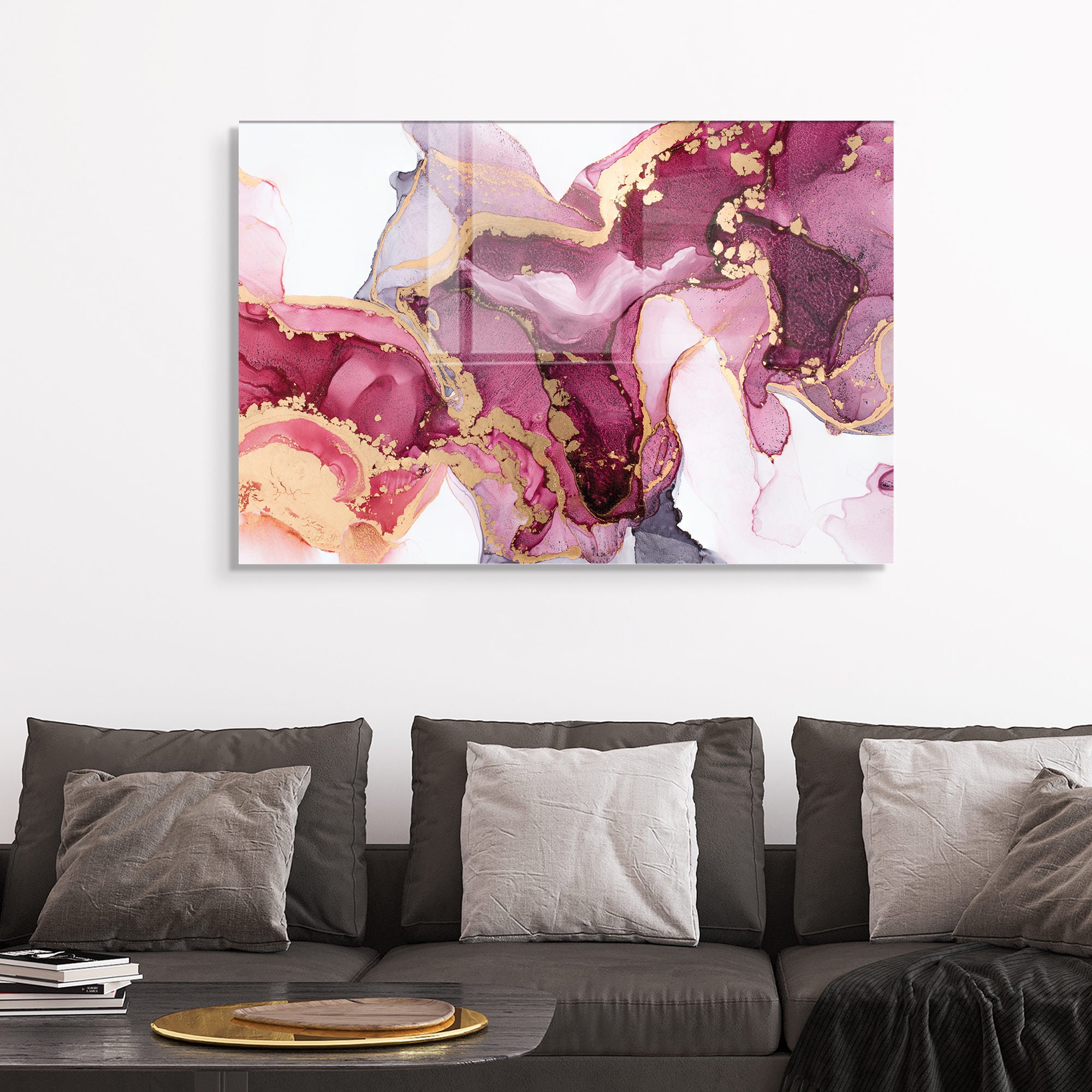 Quadro Decorativo em Vidro Temperado Multicolor 70x100cm - Arte Moderna para Transformar o Seu Espaço