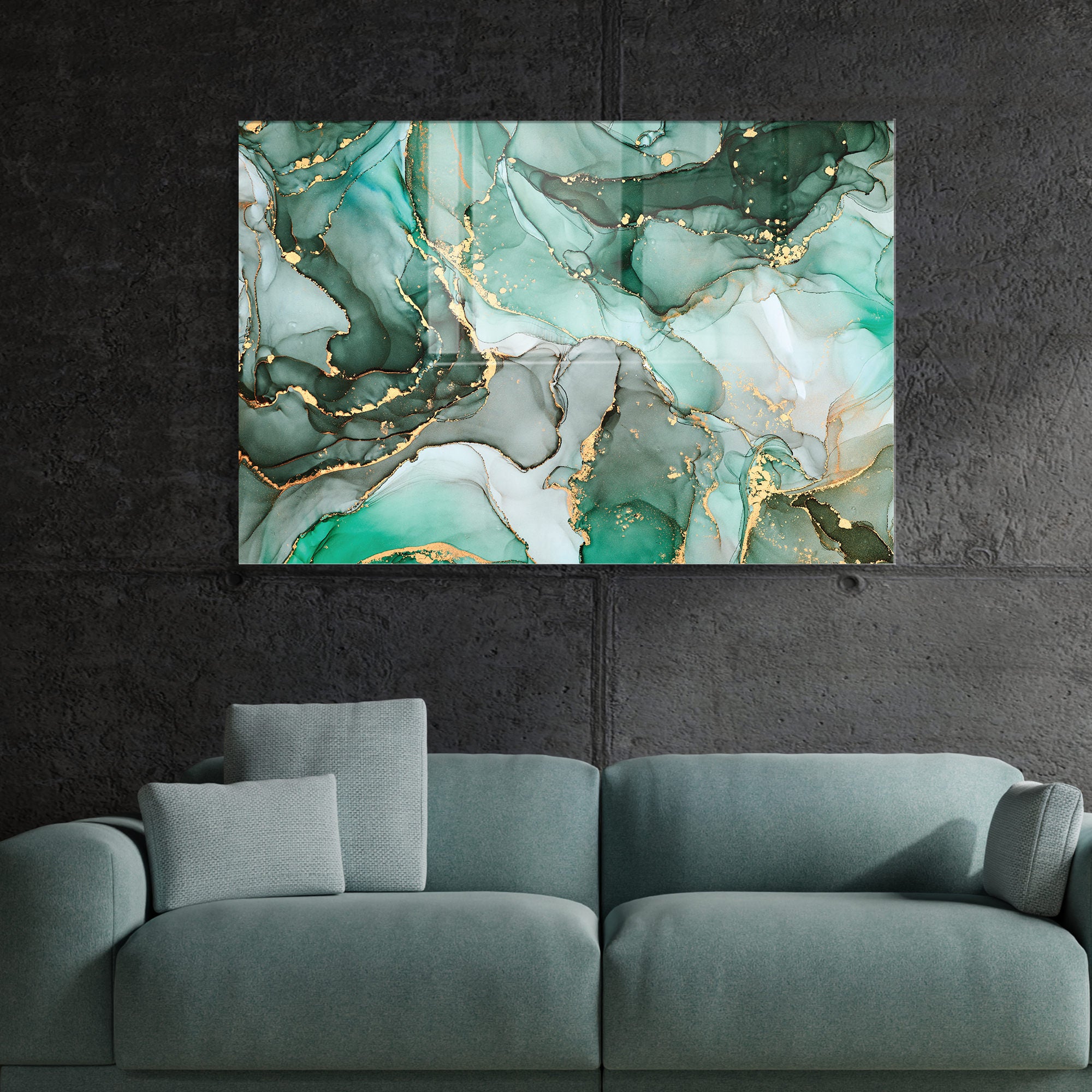Quadro Decorativo em Vidro Temperado Multicolor 50x70cm - Arte Moderna para Transformar o Seu Espaço
