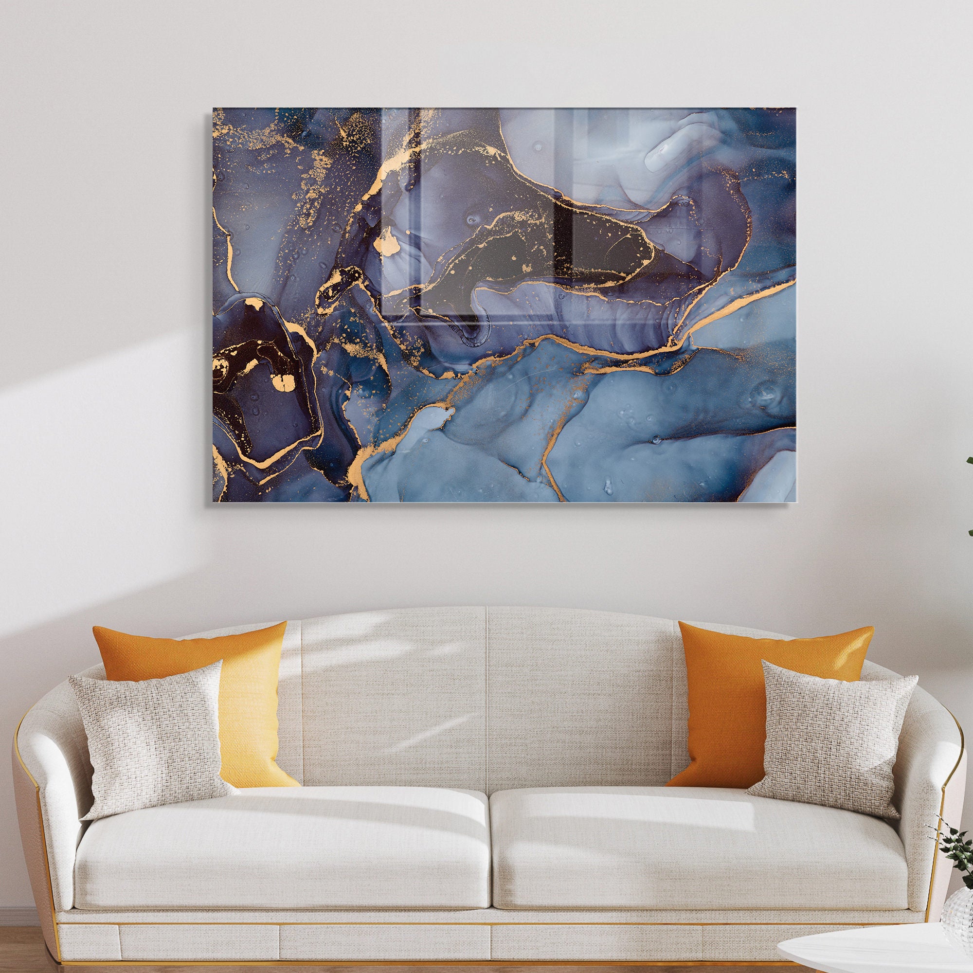 Quadro Decorativo em Vidro Temperado Multicolor 50x70cm - Arte Moderna para Transformar o Seu Espaço