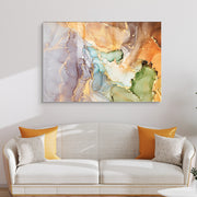 Quadro Decorativo em Vidro Temperado Multicolor 30x45cm - Arte Moderna para Decoração de Interiores