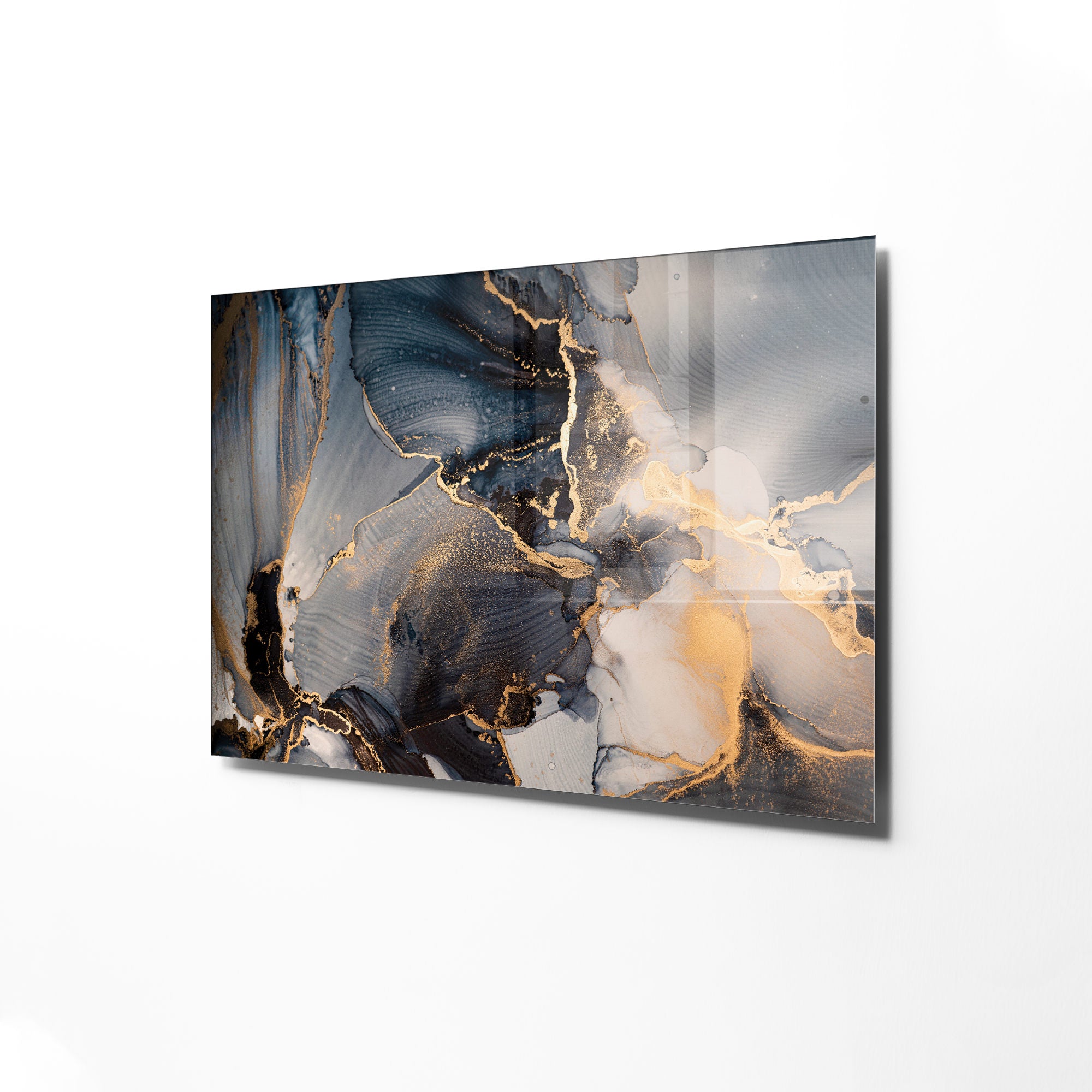 Quadro Decorativo em Vidro Temperado Multicolor 45x65cm - Arte Moderna para Transformar o Seu Espaço