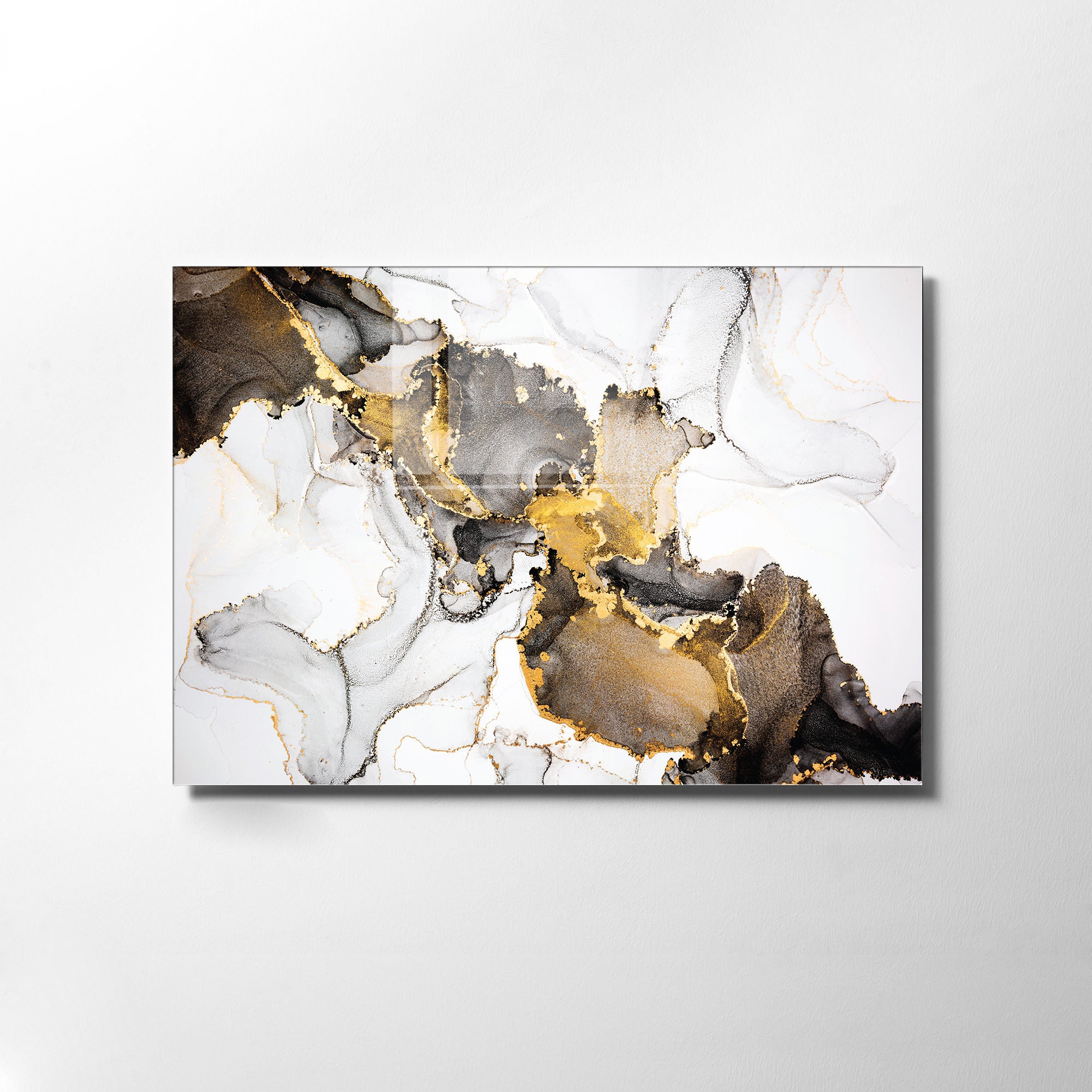 Quadro Decorativo em Vidro Temperado Multicolor 45x65cm - Arte Moderna para Transformar o Seu Espaço