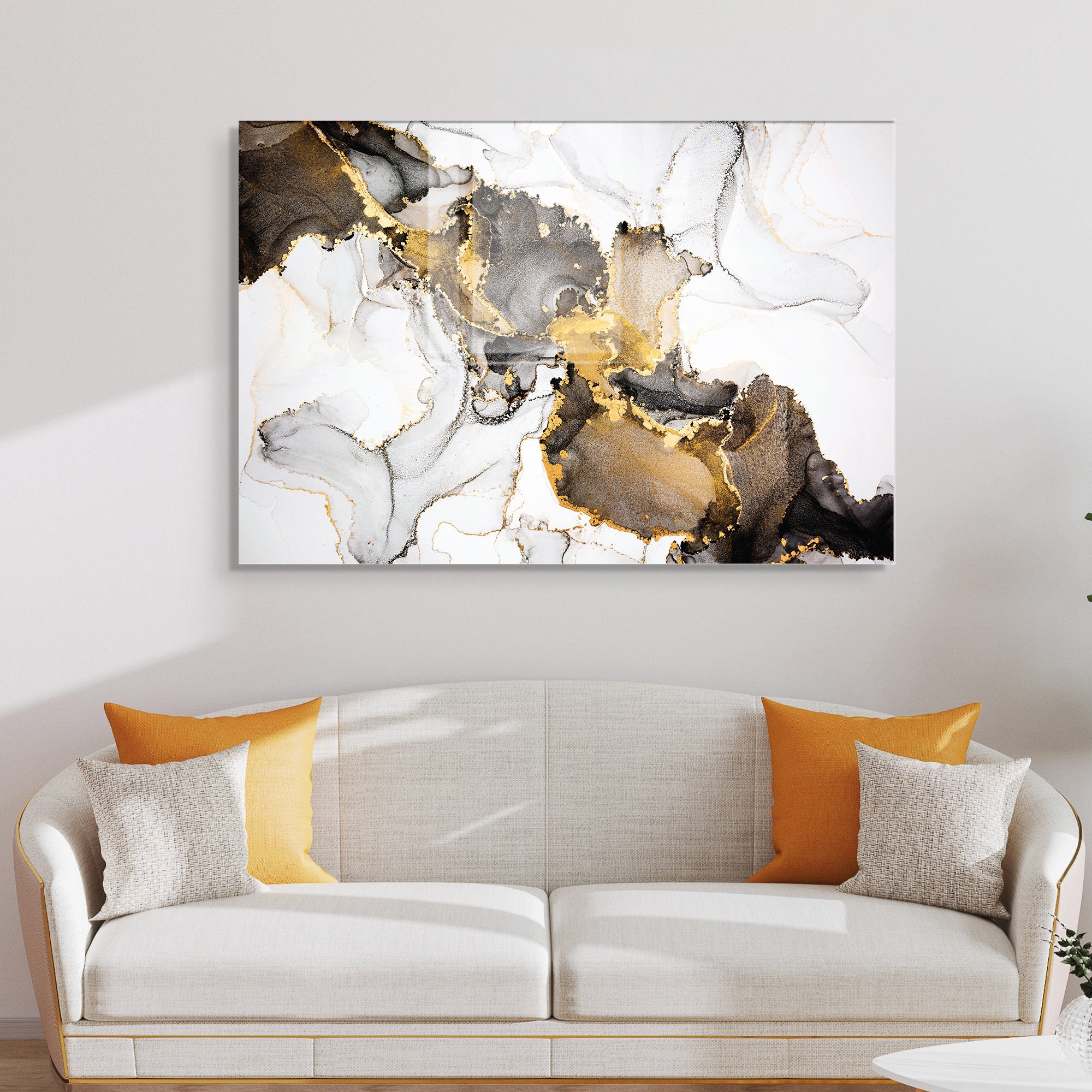 Quadro Decorativo em Vidro Temperado Multicolor 30x45cm - Arte Moderna para Decoração de Interiores