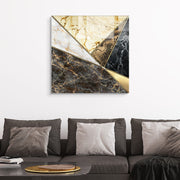 Quadro Decorativo em Vidro Temperado Multicolor 60x60cm - Arte Moderna para Transformar o Seu Espaço