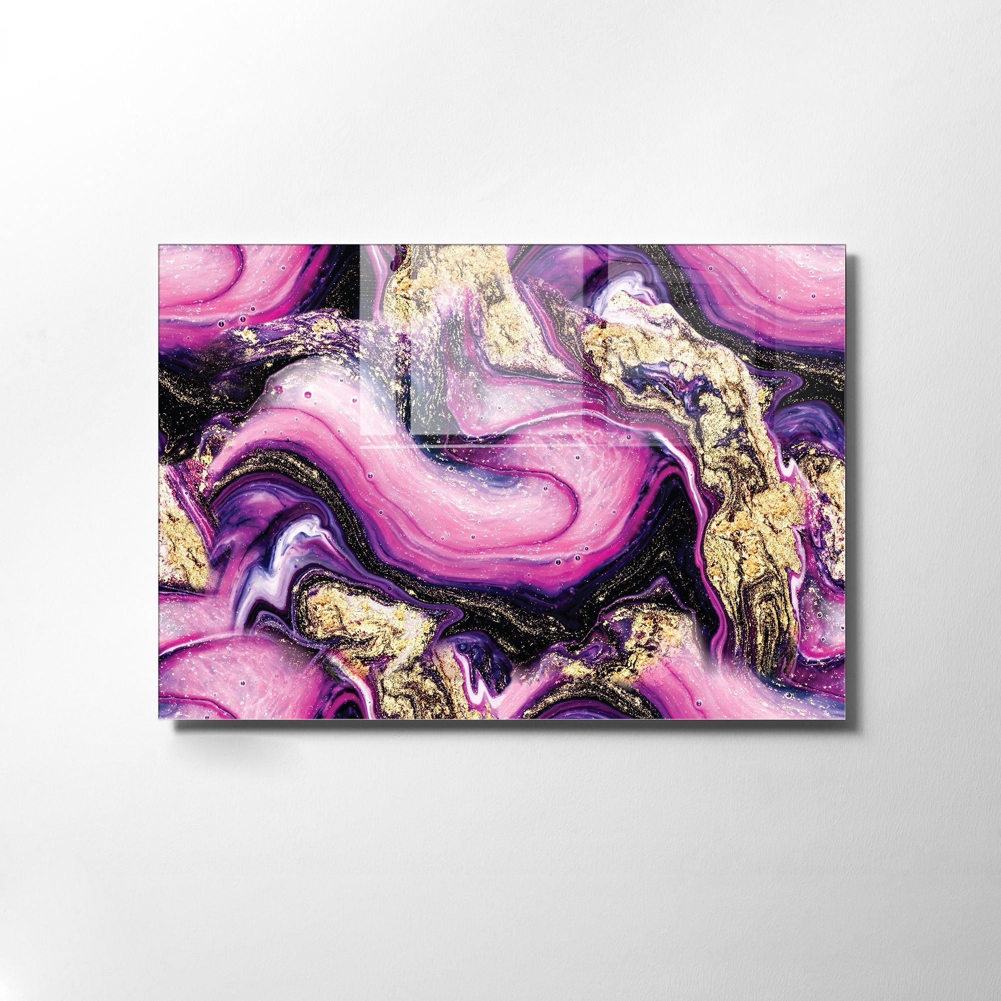 Quadro Decorativo em Vidro Temperado Multicolor 45x65cm - Arte Moderna para Transformar o Seu Espaço