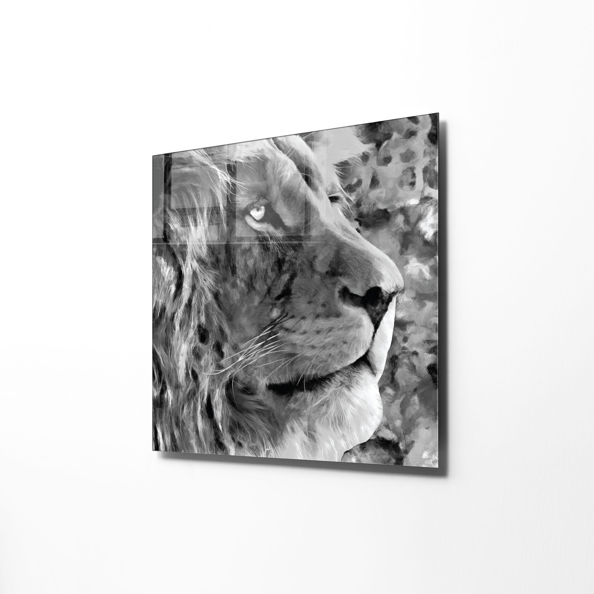 Quadro Decorativo em Vidro Temperado Multicolor 60x60cm - Arte Moderna para Transformar o Seu Espaço