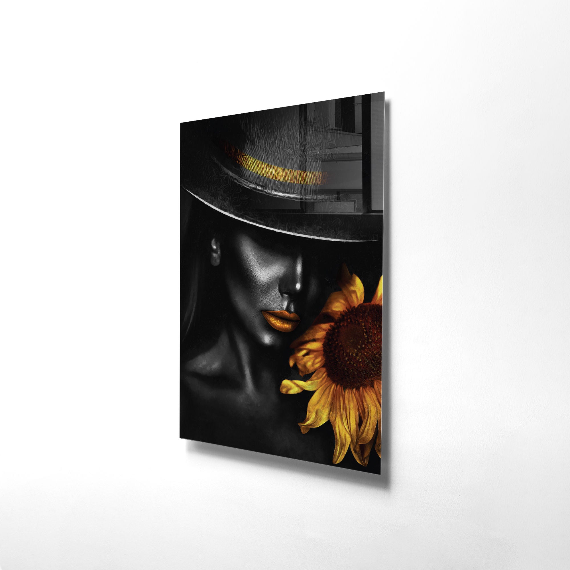 Quadro Decorativo em Vidro Temperado Multicolor 45x65cm - Arte Moderna para Transformar o Seu Espaço