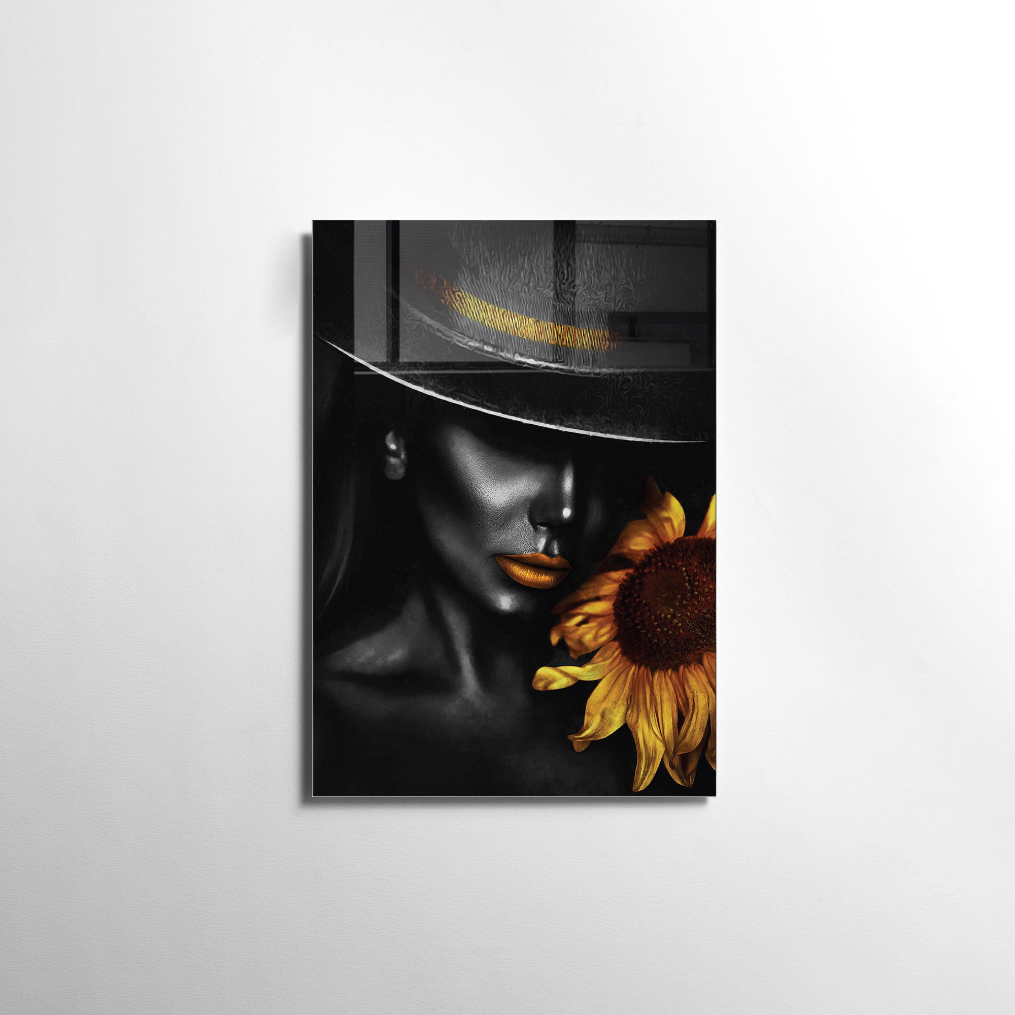 Quadro Decorativo em Vidro Temperado Multicolor 30x45cm - Arte Moderna para Decoração de Interiores