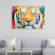 Quadro Decorativo em Vidro Temperado Multicolor 70x100cm - Arte Moderna para Transformar o Seu Espaço