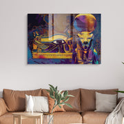 Quadro Decorativo em Vidro Temperado Multicolor 50x70cm - Arte Moderna para Transformar o Seu Espaço