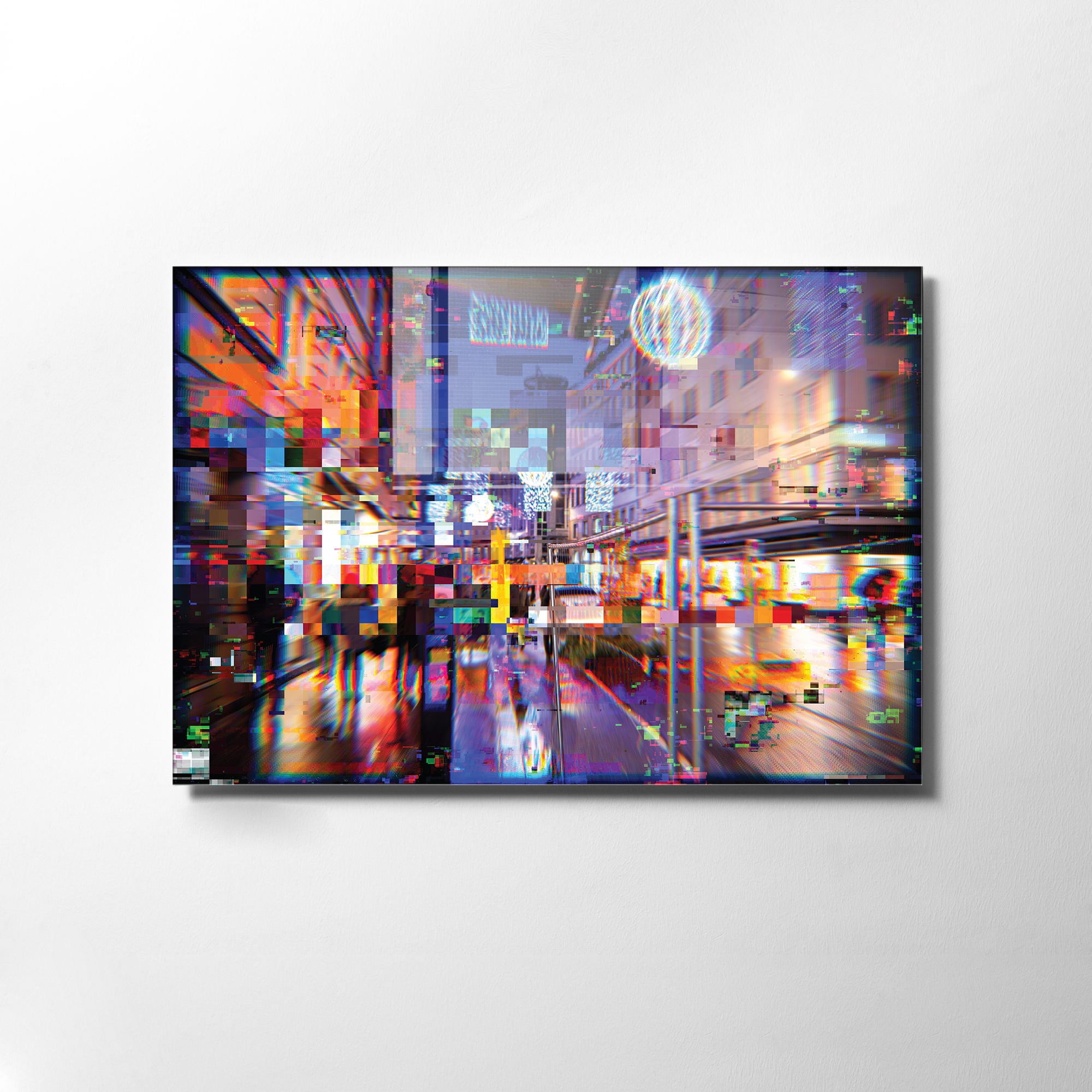 Quadro Decorativo em Vidro Temperado Multicolor 50x70cm - Arte Moderna para Transformar o Seu Espaço