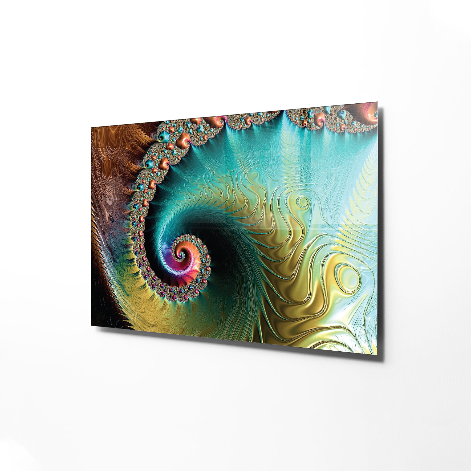 Quadro Decorativo em Vidro Temperado Multicolor 50x70cm - Arte Moderna para Transformar o Seu Espaço