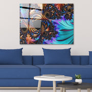 Quadro Decorativo em Vidro Temperado Multicolor 70x100cm - Arte Moderna para Transformar o Seu Espaço