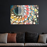 Quadro Decorativo em Vidro Temperado Multicolor 50x70cm - Arte Moderna para Transformar o Seu Espaço