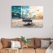 Quadro Decorativo em Vidro Temperado Multicolor 30x45cm - Arte Moderna para Decoração de Interiores