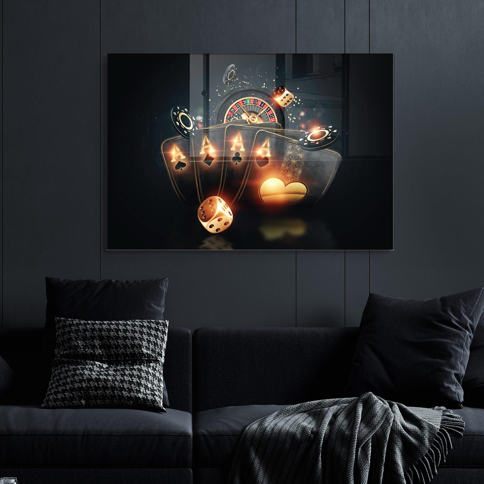 Quadro Decorativo em Vidro Temperado Multicolor 70x100cm - Arte Moderna para Transformar o Seu Espaço