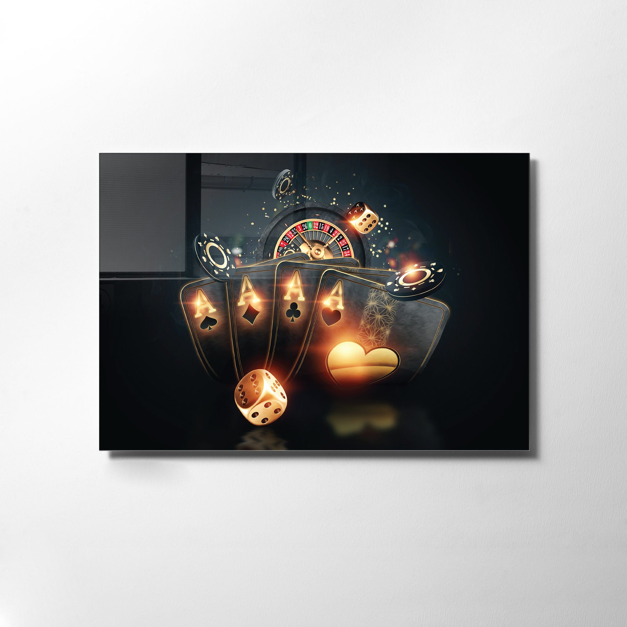 Quadro Decorativo em Vidro Temperado Multicolor 45x65cm - Arte Moderna para Transformar o Seu Espaço