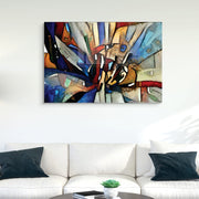 Quadro Decorativo em Vidro Temperado Multicolor 45x65cm - Arte Moderna para Transformar o Seu Espaço