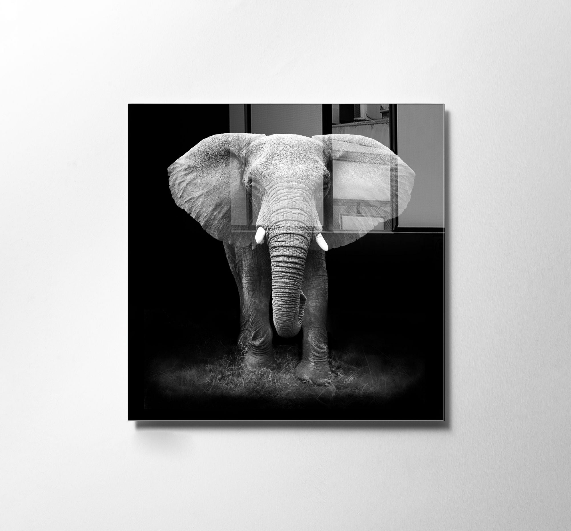 Quadro Decorativo em Vidro Temperado Multicolor 60x60cm - Arte Moderna para Transformar o Seu Espaço