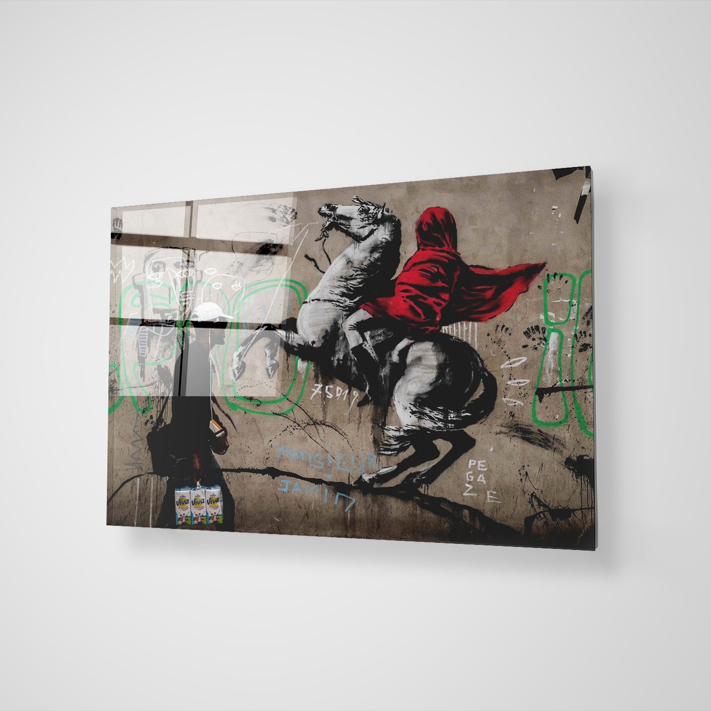 Quadro Decorativo em Vidro Temperado Multicolor 70x100cm - Arte Moderna para Transformar o Seu Espaço