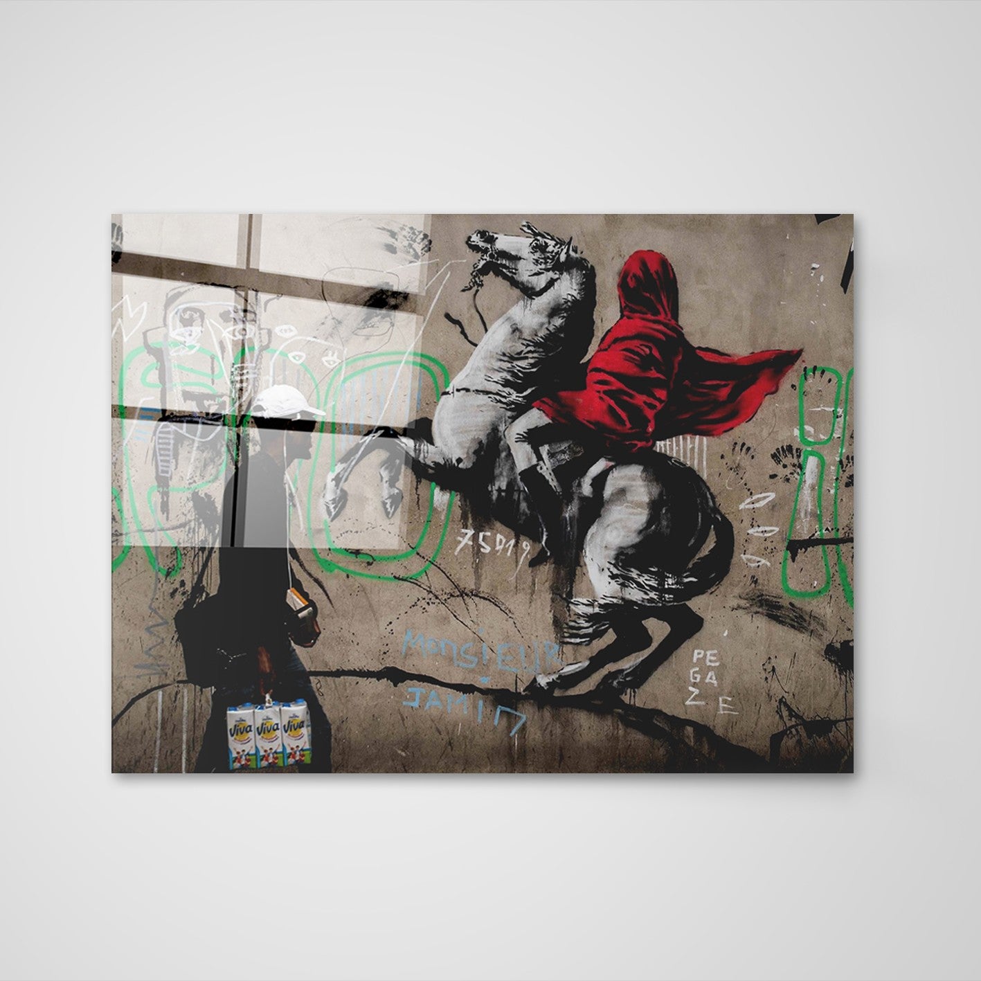 Quadro Decorativo em Vidro Temperado Multicolor 70x100cm - Arte Moderna para Transformar o Seu Espaço