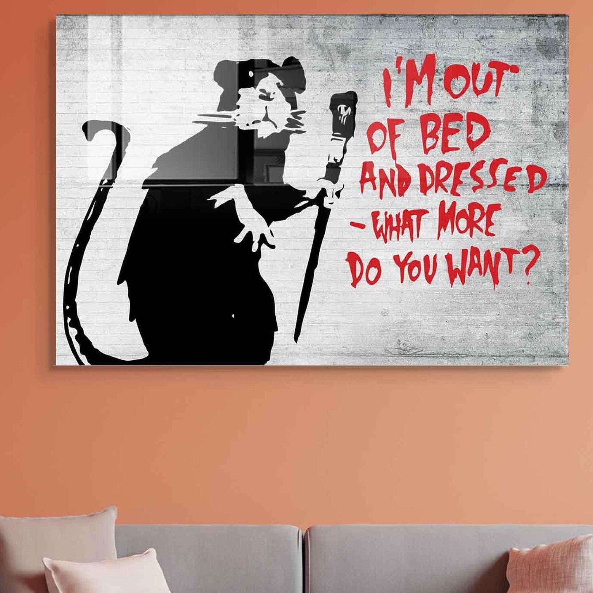 Arte Decorativa em Vidro Temperado UV-035 - Pintura Multicolor 30x45cm - Qualidade Premium 4mm