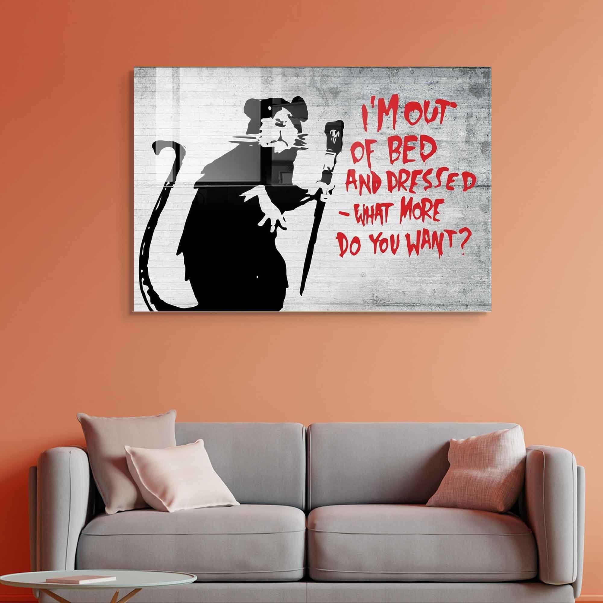 Arte Decorativa em Vidro Temperado UV-035 - Pintura Multicolor 30x45cm - Qualidade Premium 4mm