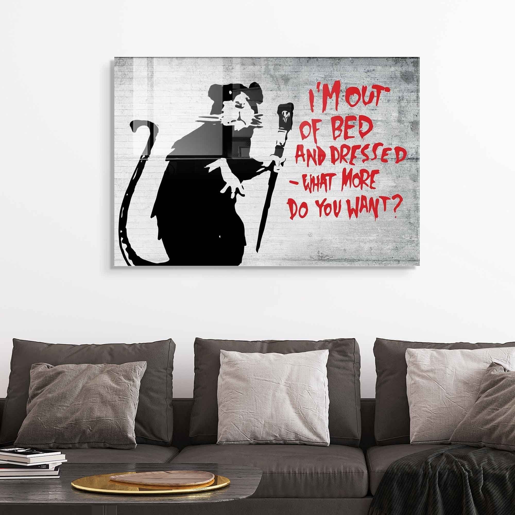 Arte Decorativa em Vidro Temperado UV-035 - Pintura Multicolor 30x45cm - Qualidade Premium 4mm