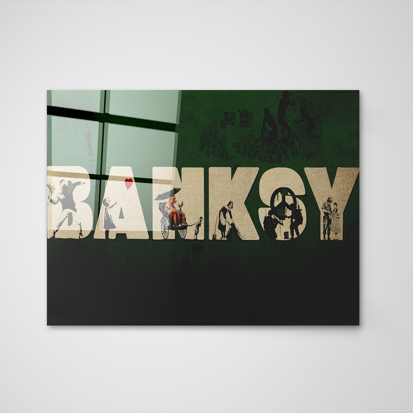 Quadro Decorativo em Vidro Temperado Multicolor 70x100cm - Arte Moderna para Transformar o Seu Espaço